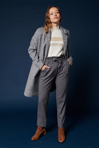 Pantalon 7/8 taille haute Preparo - Gris foncé