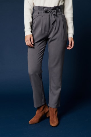 Pantalon 7/8 taille haute Preparo - Gris foncé