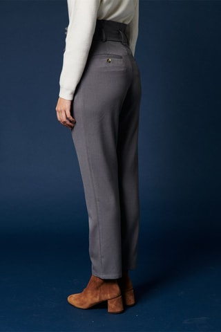 Pantalon 7/8 taille haute Preparo - Gris foncé
