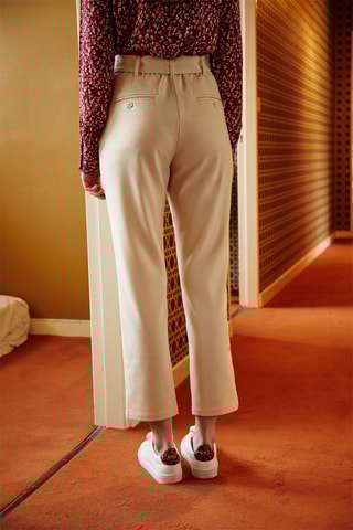Pantalon 7/8 taille haute Perne - Beige