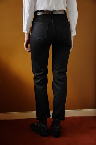 Jean 7/8 taille haute Philae - Noir