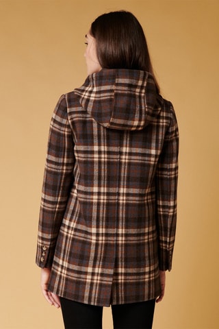 Manteau en laine Lachlan - Marron foncé