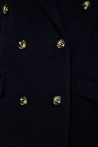 Manteau en laine Lawson - Bleu marine