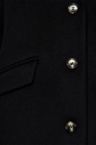 Manteau en laine Leo - Noir