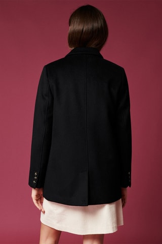 Manteau en laine Lochlan - Noir