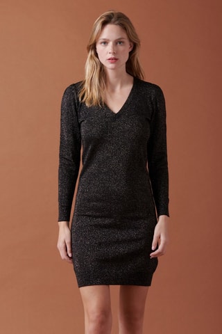 Robe pull Rominex - Noir et doré