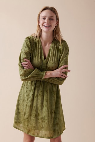 Robe trapèze Roc - Vert olive