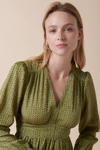Robe trapèze Roc - Vert olive
