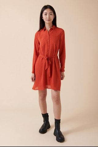 Robe trapèze Rocher - Corail