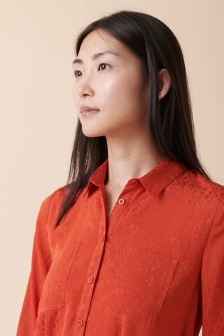 Robe trapèze Rocher - Corail
