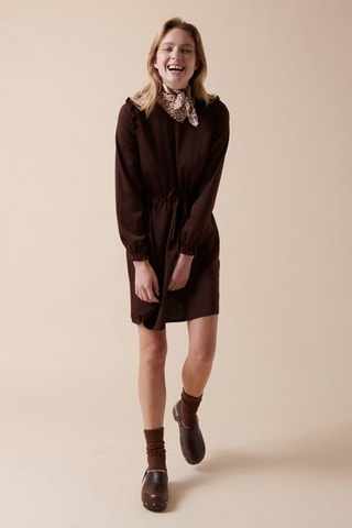 Robe patineuse Ruisseau - Marron