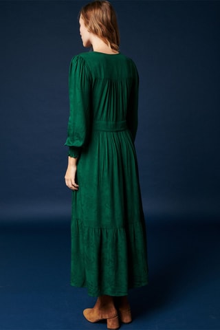 Robe midi Rona - Vert foncé