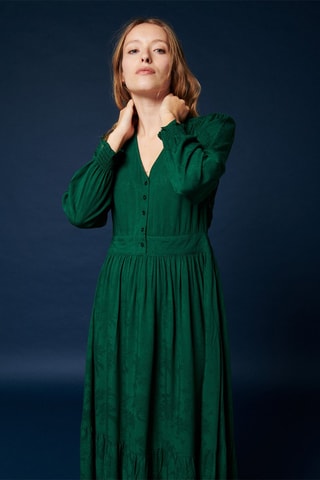 Robe midi Rona - Vert foncé