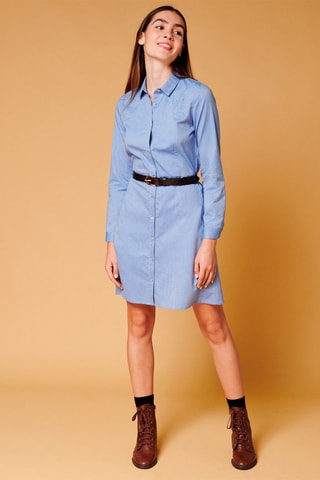 Robe chemise Rocco - Ciel