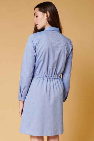 Robe chemise Rocco - Ciel