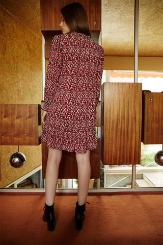Robe trapèze Racheda - Rouge