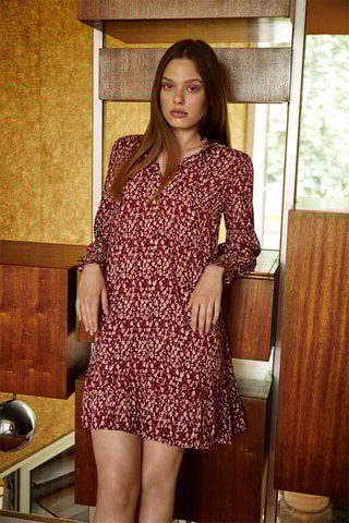Robe trapèze Racheda - Rouge