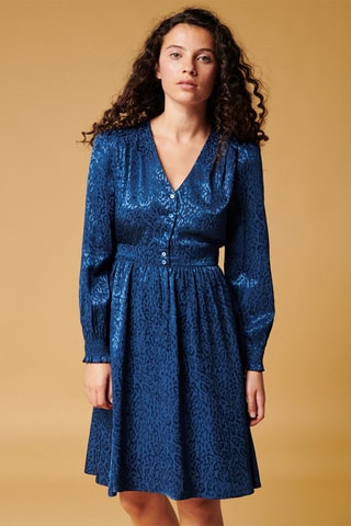 Robe patineuse Rital - Bleu marine