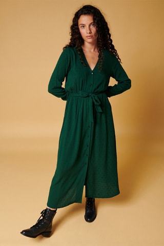 Robe midi Rito - Vert foncé
