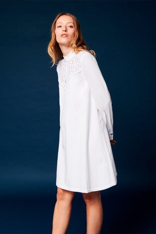 Robe trapèze Rufus - Blanc