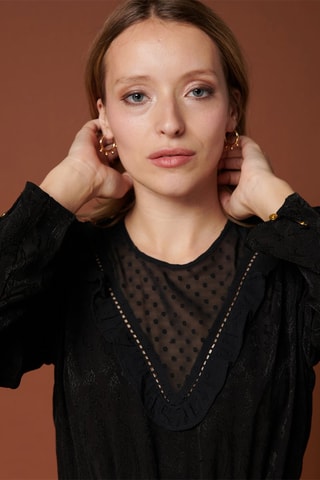 Robe trapèze Rut - Noir