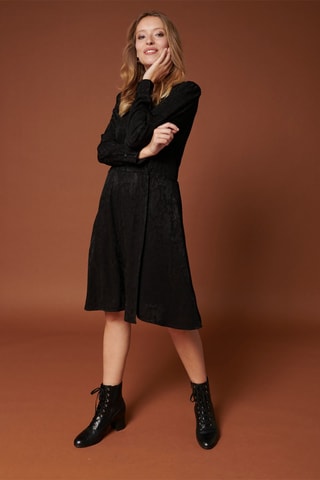 Robe portefeuille Rylem - Noir