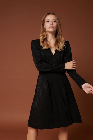 Robe portefeuille Rylem - Noir