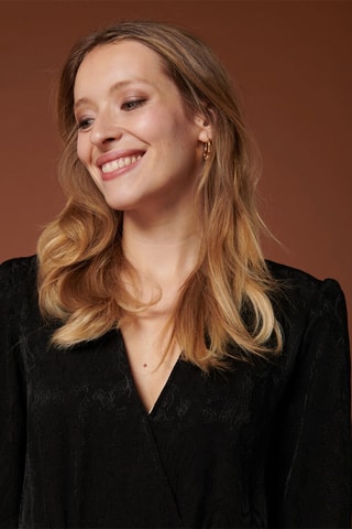 Robe portefeuille Rylem - Noir