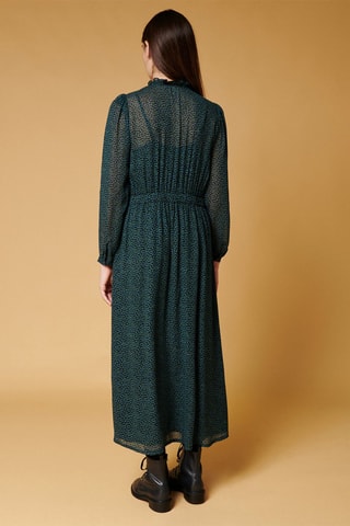 Robe midi Roaya - Noir et Ciel