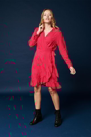 Robe portefeuille Rossie - Rouge