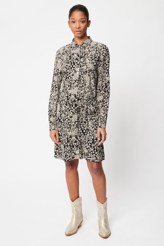 Robe chemise - Noir et blanc