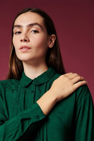 Chemisier Crishna - Vert foncé