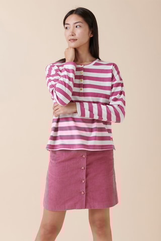 T-shirt Sierra - Violet et blanc