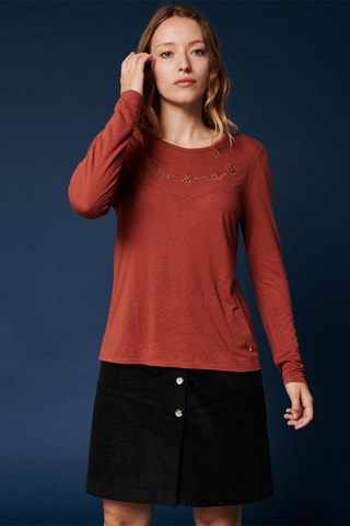 T-shirt Automate - Rouge brique