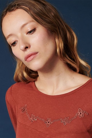 T-shirt Automate - Rouge brique