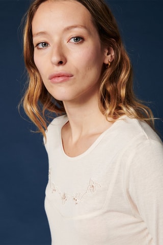 T-shirt Automate - Nude