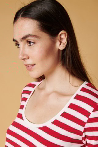 T-shirt Alberto - Rouge