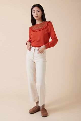 Blouse Thiel - Rouge brique