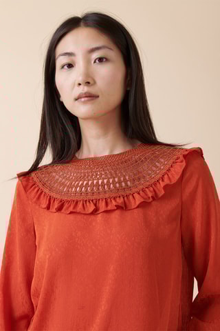 Blouse Thiel - Rouge brique