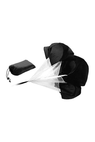 Ceinture de running parachute - Noir et argenté