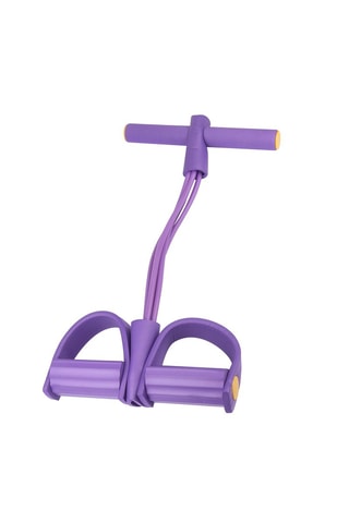 Elastique de musculation avec pédale - Violet