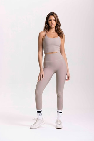 Débardeur de sport Lotus - Taupe
