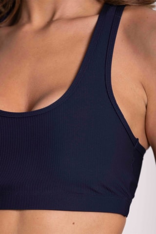 Brassière de sport Lotus - Bleu marine