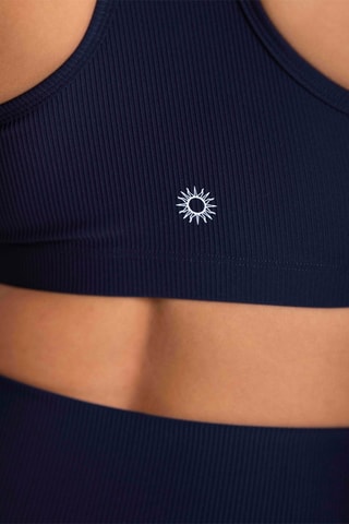 Brassière de sport Lotus - Bleu marine