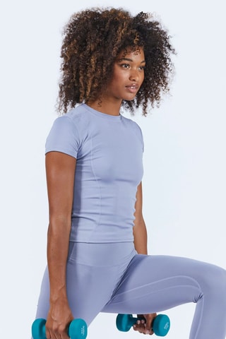 Top de sport Jamie - Bleu gris
