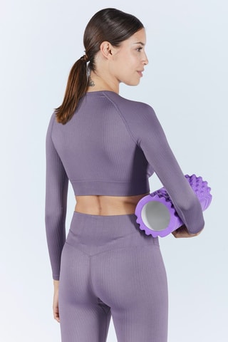 Crop top de sport Georgia - Mauve