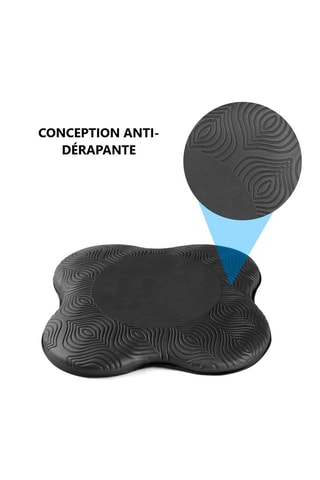2 supports de yoga - 
Noir