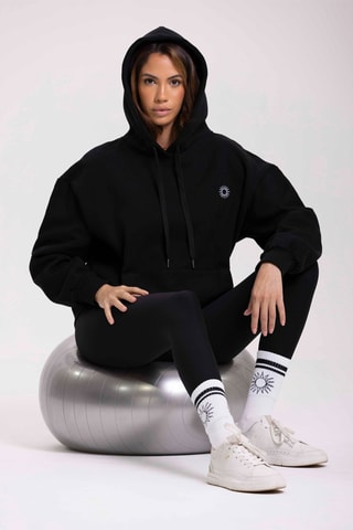 Sweat à capuche Tara - Noir