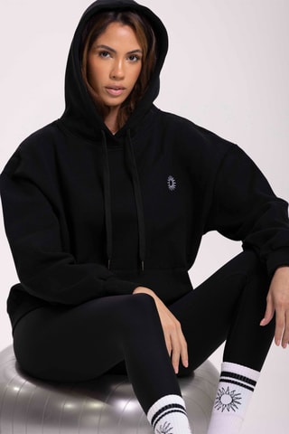 Sweat à capuche Tara - Noir