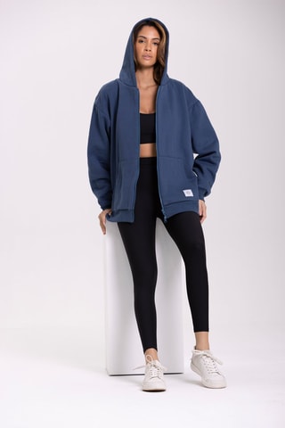 Sweat à capuche Flow - Bleu